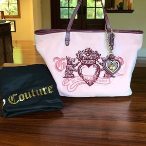 Juicy Couture Velour Baby Pink Purse